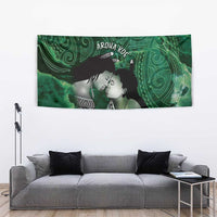 New Zealand Aroha Koe Mama Tapestry Maori Hongi - Pounamu LT7 - Polynesian Pride