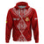 Personalised Kolisi Tonga Atele Hoodie Tongan Kupesi - Special LT7 Red - Polynesian Pride