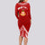 Personalised Kolisi Tonga Atele Long Sleeve Bodycon Dress Tongan Kupesi - Special LT7 - Polynesian Pride