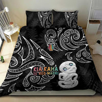 Kia Hara Te reo Maori Bedding Set Manaia Moko Pattern LT7 - Polynesian Pride