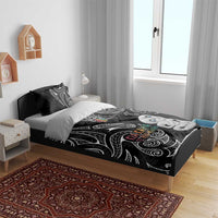 Kia Hara Te reo Maori Bedding Set Manaia Moko Pattern LT7 - Polynesian Pride
