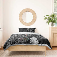Kia Hara Te reo Maori Bedding Set Manaia Moko Pattern LT7 - Polynesian Pride