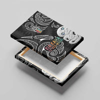 Kia Hara Te reo Maori Canvas Wall Art Manaia Moko Pattern LT7 - Polynesian Pride