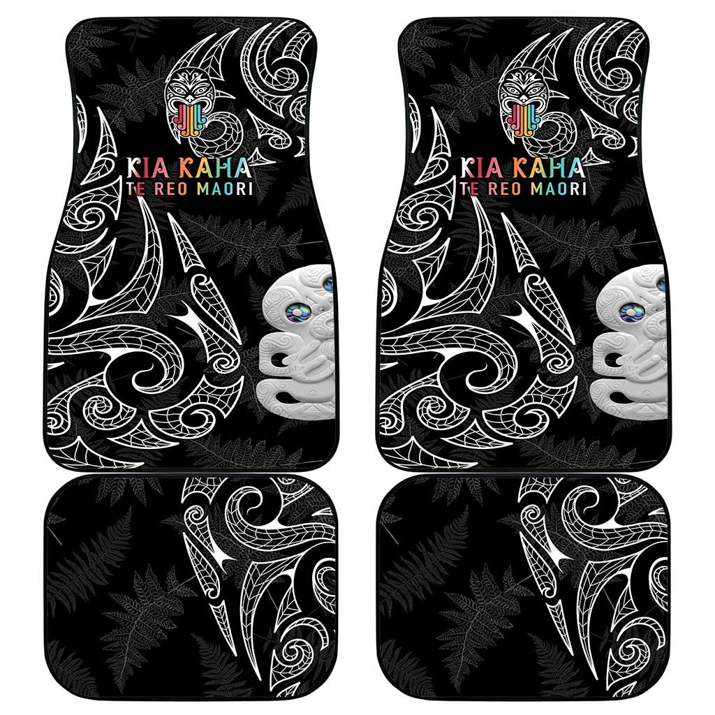 Kia Hara Te reo Maori Car Mats Manaia Moko Pattern LT7 - Polynesian Pride