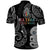 Kia Hara Te reo Maori Polo Shirt Manaia Moko Pattern