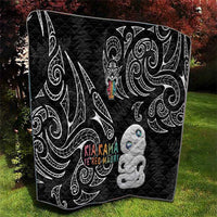 Kia Hara Te reo Maori Quilt Manaia Moko Pattern LT7 - Polynesian Pride