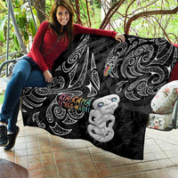 Kia Hara Te reo Maori Quilt Manaia Moko Pattern LT7 - Polynesian Pride