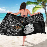 Kia Hara Te reo Maori Sarong Manaia Moko Pattern LT7 - Polynesian Pride