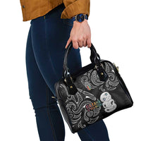 Kia Hara Te reo Maori Shoulder Handbag Manaia Moko Pattern LT7 - Polynesian Pride