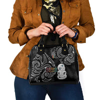 Kia Hara Te reo Maori Shoulder Handbag Manaia Moko Pattern LT7 - Polynesian Pride
