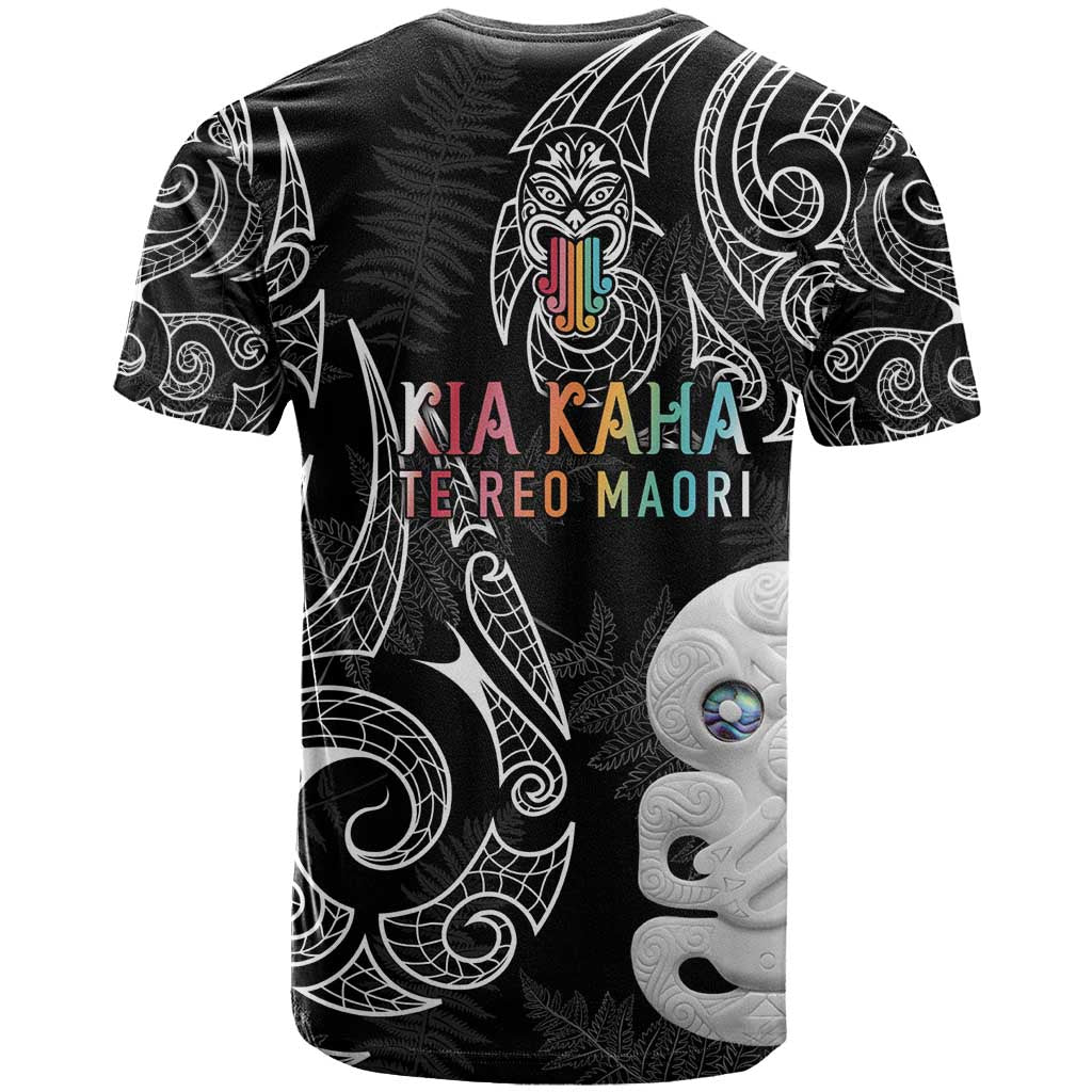 Kia Hara Te reo Maori T Shirt Manaia Moko Pattern LT7 - Polynesian Pride
