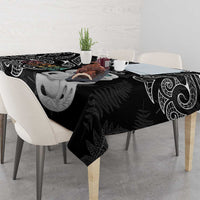 Kia Hara Te reo Maori Tablecloth Manaia Moko Pattern LT7 - Polynesian Pride