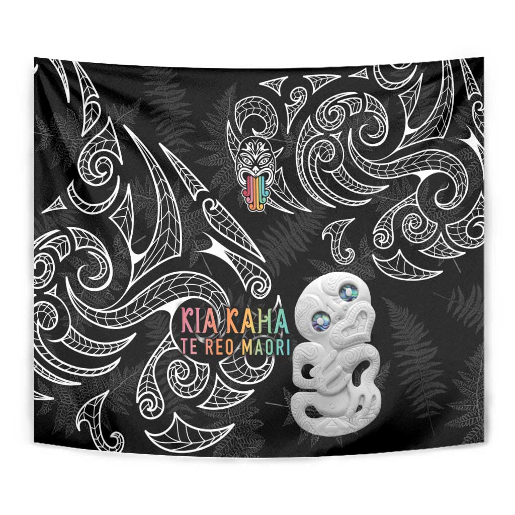 Kia Hara Te reo Maori Tapestry Manaia Moko Pattern LT7 - Polynesian Pride