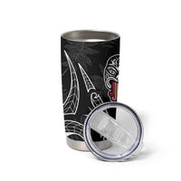 Kia Hara Te reo Maori Tumbler Cup Manaia Moko Pattern LT7 - Polynesian Pride