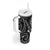 Kia Hara Te reo Maori Tumbler With Handle Manaia Moko Pattern