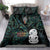 Kia Hara Te reo Maori Bedding Set Manaia Moko Mix Paua Shell