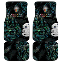 Kia Hara Te reo Maori Car Mats Manaia Moko Mix Paua Shell LT7 - Polynesian Pride