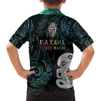 Kia Hara Te reo Maori Hawaiian Shirt Manaia Moko Mix Paua Shell LT7 - Polynesian Pride