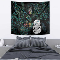 Kia Hara Te reo Maori Tapestry Manaia Moko Mix Paua Shell LT7 - Polynesian Pride