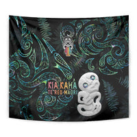 Kia Hara Te reo Maori Tapestry Manaia Moko Mix Paua Shell LT7 - Polynesian Pride