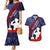 Pearl Harbor Remembrance Day Couples Matching Mermaid Dress and Hawaiian Shirt Poppy Mix Style LT7 Navy Blue - Polynesian Pride