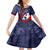 Pearl Harbor Remembrance Day Family Matching Long Sleeve Bodycon Dress and Hawaiian Shirt Poppy Mix Style LT7 Daughter's Dress Navy Blue - Polynesian Pride