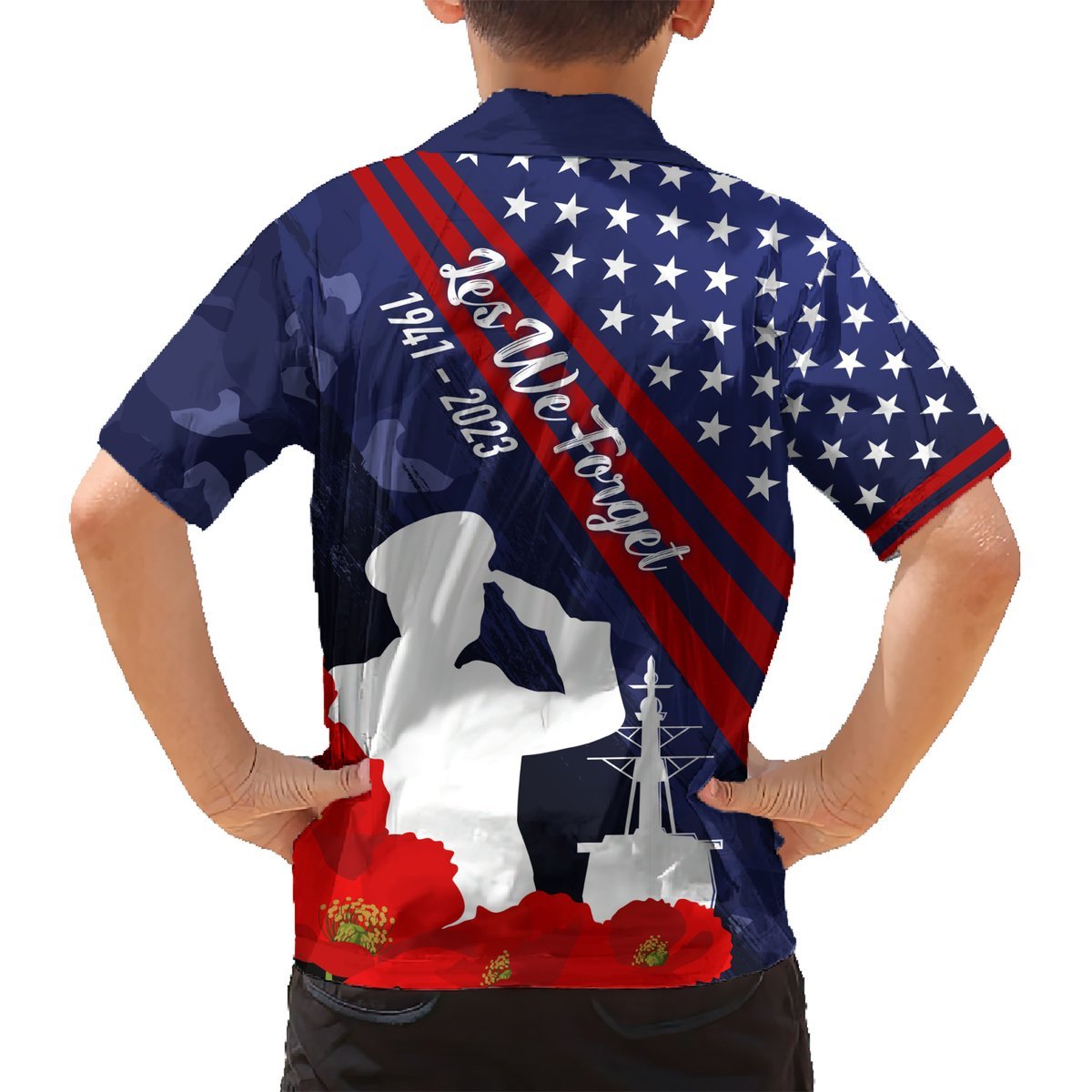 Pearl Harbor Remembrance Day Hawaiian Shirt Poppy Mix Style LT7 - Polynesian Pride