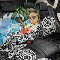 Tropical Christmas Polynesian Back Car Seat Cover Funny Surfing Pineapple LT7 - Polynesian Pride