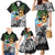 Tropical Christmas Polynesian Family Matching Mermaid Dress and Hawaiian Shirt Funny Surfing Pineapple