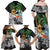 Tropical Christmas Polynesian Family Matching Off Shoulder Maxi Dress and Hawaiian Shirt Funny Surfing Pineapple