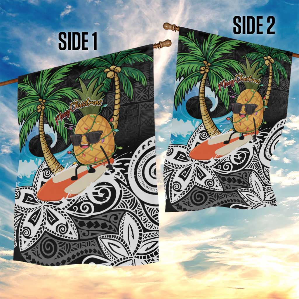 Tropical Christmas Polynesian Garden Flag Funny Surfing Pineapple LT7 - Polynesian Pride
