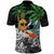 Tropical Christmas Polynesian Polo Shirt Funny Surfing Pineapple