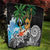 Tropical Christmas Polynesian Quilt Funny Surfing Pineapple