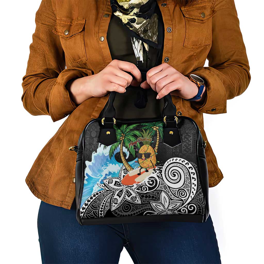 Tropical Christmas Polynesian Shoulder Handbag Funny Surfing Pineapple LT7 - Polynesian Pride