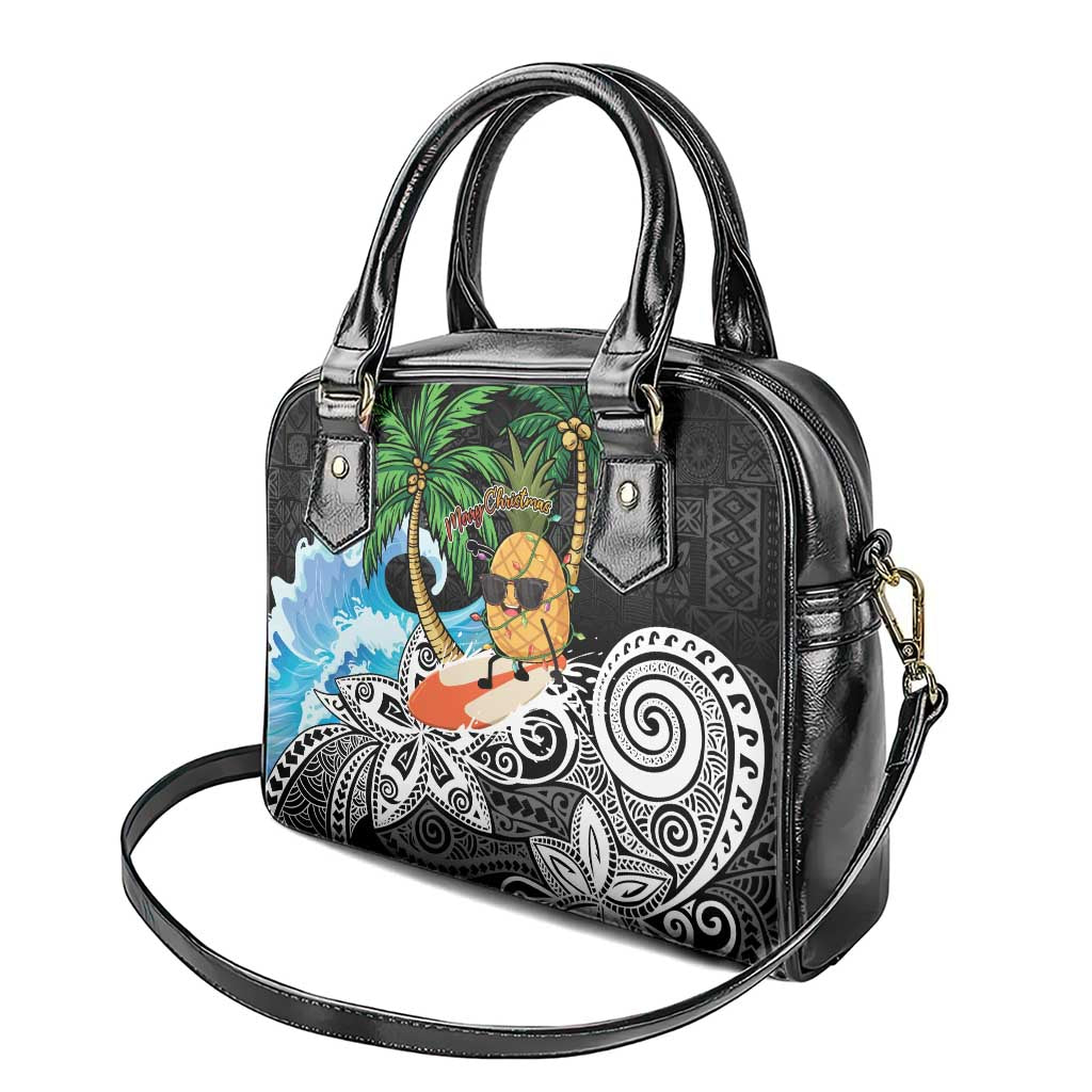 Tropical Christmas Polynesian Shoulder Handbag Funny Surfing Pineapple LT7 - Polynesian Pride