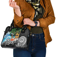 Tropical Christmas Polynesian Shoulder Handbag Funny Surfing Pineapple LT7 - Polynesian Pride