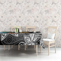 Tropical Christmas Polynesian Tablecloth Funny Surfing Pineapple LT7 - Polynesian Pride