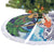 Tropical Christmas Polynesian Tree Skirt Funny Surfing Pineapple Blue