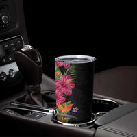 Hawaii Flowers Tribal Pattern Tumbler Cup LT9 - Polynesian Pride