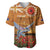 Cook Islands ANZAC Day Personalised Baseball Jersey with Poppy Field LT9 Art - Polynesian Pride