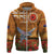 Cook Islands ANZAC Day Personalised Hoodie with Poppy Field LT9 Zip Hoodie Art - Polynesian Pride