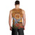 Cook Islands ANZAC Day Personalised Men Tank Top with Poppy Field LT9 - Polynesian Pride