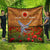 Cook Islands ANZAC Day Personalised Quilt with Poppy Field LT9 - Polynesian Pride