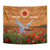 Cook Islands ANZAC Day Personalised Tapestry with Poppy Field LT9 - Polynesian Pride