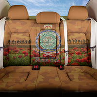 Niue ANZAC Day Personalised Back Car Seat Cover with Poppy Field LT9 One Size Art - Polynesian Pride