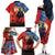 Tonga ANZAC Day Personalised Family Matching Off Shoulder Long Sleeve Dress and Hawaiian Shirt Soldier Te Tau Manatui Kinautolu with Poppy Field LT9 - Polynesian Pride