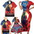 Tonga ANZAC Day Personalised Family Matching Short Sleeve Bodycon Dress and Hawaiian Shirt Soldier Te Tau Manatui Kinautolu with Poppy Field LT9 - Polynesian Pride