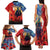 Tonga ANZAC Day Personalised Family Matching Tank Maxi Dress and Hawaiian Shirt Soldier Te Tau Manatui Kinautolu with Poppy Field LT9 - Polynesian Pride