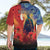 Tonga ANZAC Day Personalised Hawaiian Shirt Soldier Te Tau Manatui Kinautolu with Poppy Field LT9 - Polynesian Pride