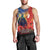 Tonga ANZAC Day Personalised Men Tank Top Soldier Te Tau Manatui Kinautolu with Poppy Field LT9 - Polynesian Pride